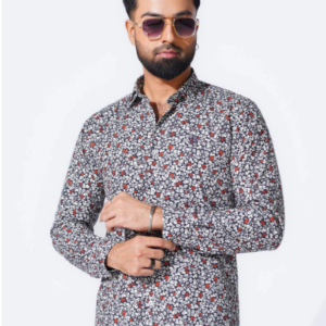 Multi Color Designer Printed Casual Shirt (CSP-301)